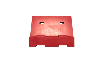 Barrier illustration of 3d model rendering