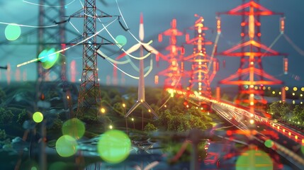 Intelligent Electrical Grid Integrating Renewable Energy Sources in Smart City Skyline