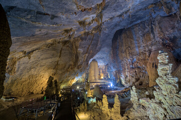 Paradise Cave (Thien Duong Cave) - The Longest Dry Cave in Asia, Phong Nha Ke Bang National Park,...
