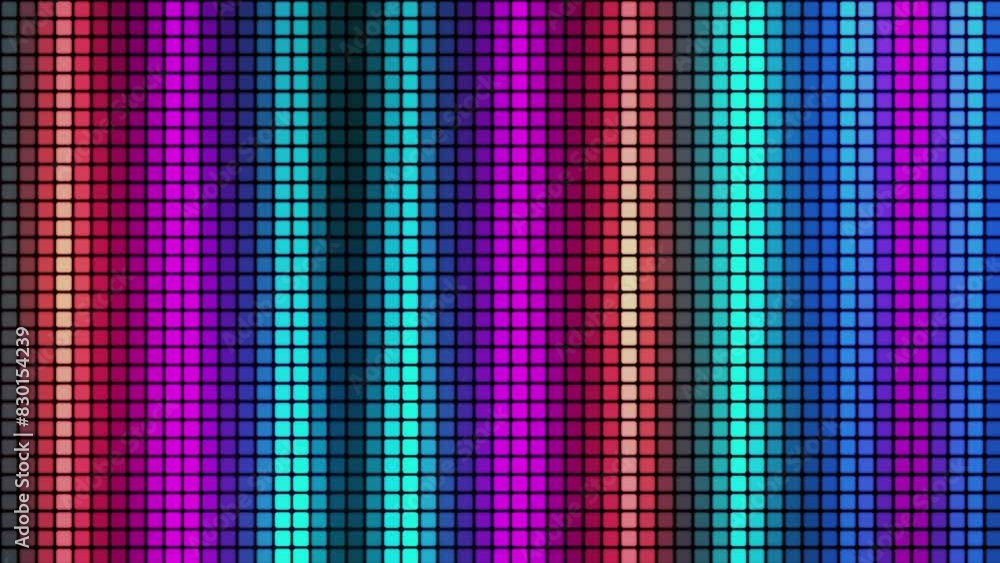 Leinwandbilder abstract animated background of multi-colored squares. abstract gradient background. pixel backgroun