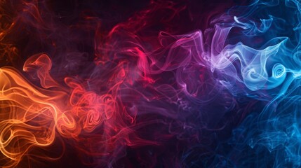 Smoke fog abstract background illustration generated by AI