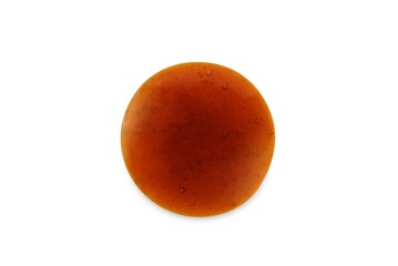Teriyaki sauce on a white isolated background