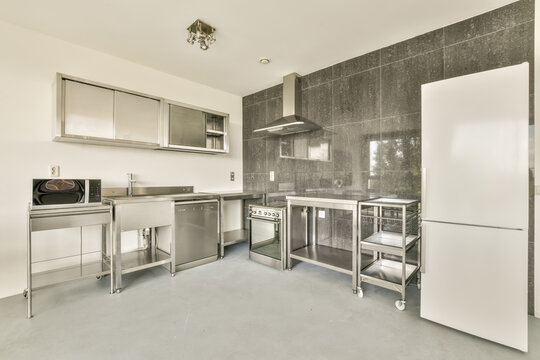 Modern kitchen interior at Bos en Lommerweg 276