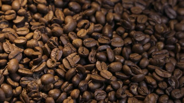 Slow-Motion Slider Shot: The Dance of Coffee Beans
