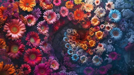 Obraz premium Floral bacgraound