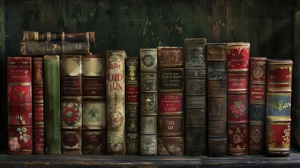 Books background. School concept generated by ai