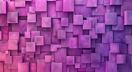 Abstract background of cubes in pink and purple colors
