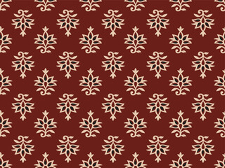 INDIAN TRADITIONAL FLORAL BLOCK PRINT DESIGN AJRAKH PRINTS BATIK PRINTS SANGANER JAIPUR SEAMLESS PATTERNS 