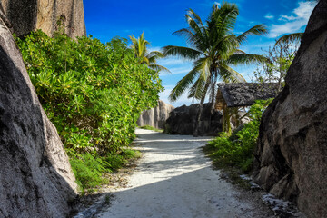 Obraz premium Strand Seychellen