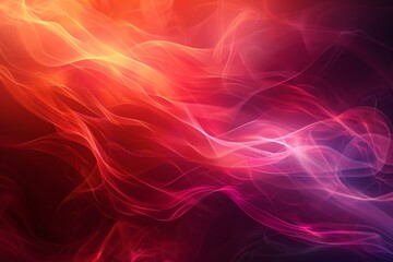 Obraz premium Abstract Wavy Gradient Background in Orange and Purple