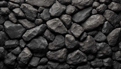 Black or dark gray rough grainy stone texture back.