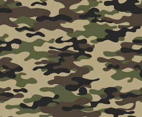 
army camouflage pattern, vector illustration, modern background, military print on textiles
