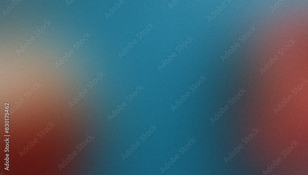 Aufkleber background with textured grains and a seamless gradient shift from red to blue