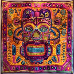 Guna Yala Heritage Unveiled Vibrant Panama Mola Tapestry 