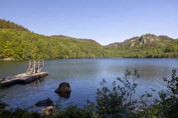 Sprungturm in Norwegen