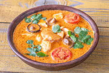 Bowl of red curry
