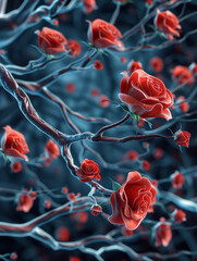 Roses, print wallpaper designs, covers, wall art, greeting cards, wedding cards, invitations