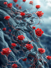 Roses, print wallpaper designs, covers, wall art, greeting cards, wedding cards, invitations