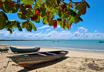 Coroa Vermelha beach in Porto Seguro, Bahia - Tourism and destinations in Northeast Brazil - Tourist attraction, travel guide for Brazil