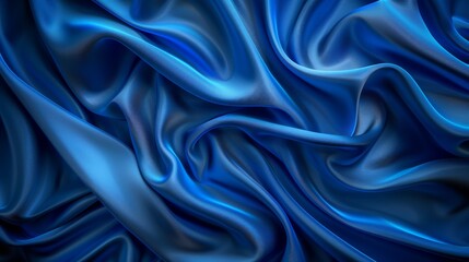 Obraz premium bottom showcases a wavy design; its center features a deeply hued, virtually black section of the fabric