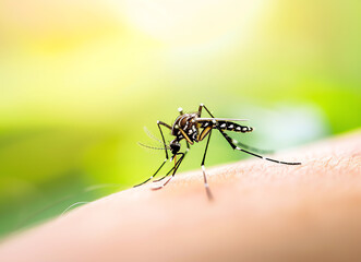 tiger mosquito, AI generated