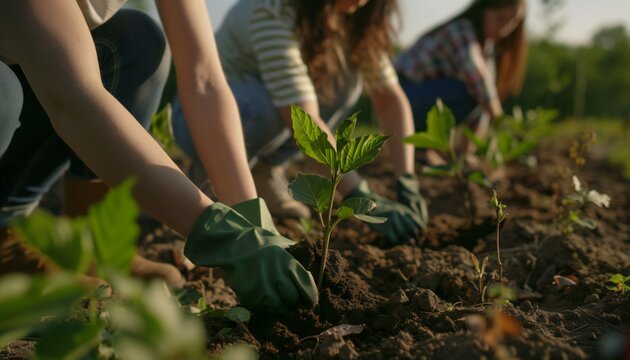 One seedling is one step towards a sustainable world