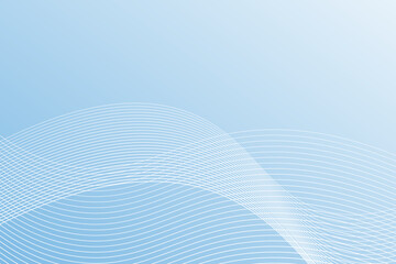 Blue and white abstract wave background.