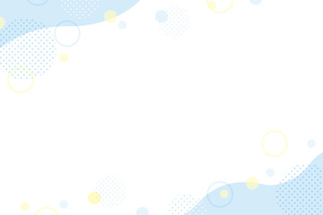 優しい雰囲気の幾何学模様フレーム