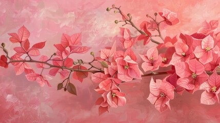 Bougainvillea in a shade of pink