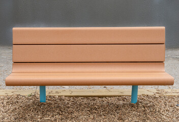 Outdoor polyethylene bench