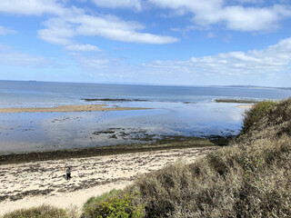 A view of the Beach at Ayr in Scotland