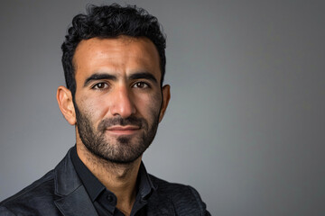 Fototapeta premium Confident Middle Eastern Male Business Leader Professional Portrait