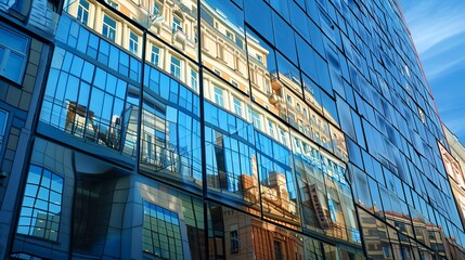 Architectural Reflections: Reflections of buildings in mirrored skyscrapers or glass surfaces, creating intriguing visual effects. 