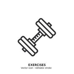 Doing sport, exercise, fitness exercises, outdoor yoga line icon. Flat outline icons