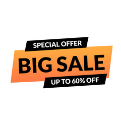Big Sale Special Offer Label Banner