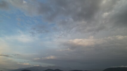 Obraz premium defaultSummer blue sky cloud gradient light white background.Beautiful sunset sky. Nature sky backgrounds.