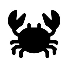 crab isolated on white background