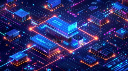 Obraz premium Welcome to the future of technology. Where anything is possible.