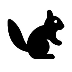 rabbit silhouette vector