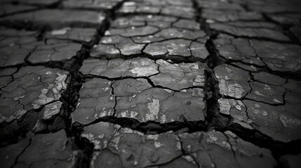 appears as a crack in the ground