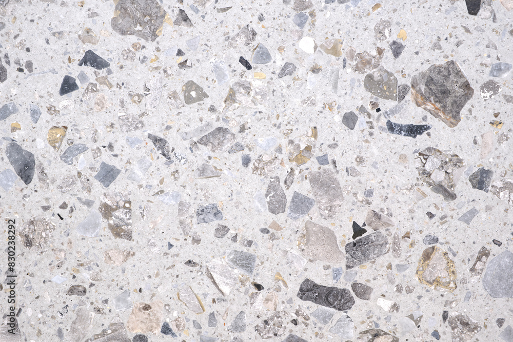 Poster Abstract textured stone background with a pattern of small particles interspersed