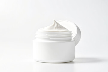 White Cream Jar