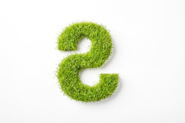 Fototapeta premium Number Two Made of Grass