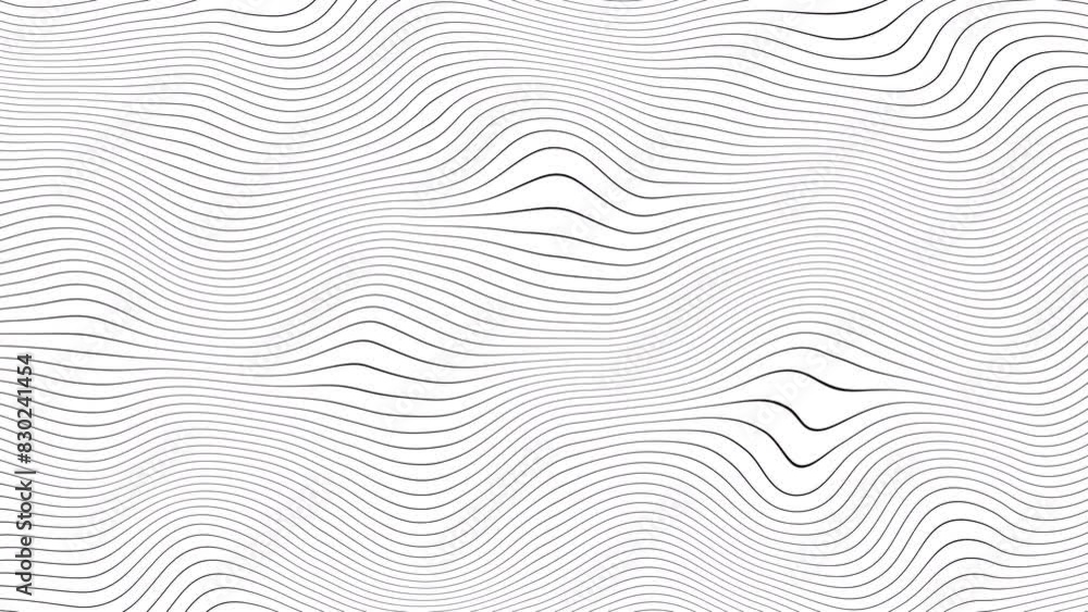 Aufkleber White corporate abstract background of looping animated gradient geometric shapes and lines. 4k looping footsge