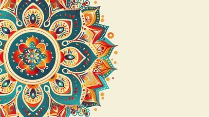 Flower ornament  Luxury mandala background with Decorative mandala. Mandala for print, poster, cover, brochure, flyer, banner