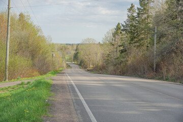 Fototapeta premium Country road in spring