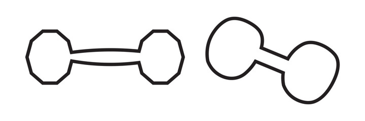 Editable dumbbell vector icon. Part of a big icon set family. Perfect for web and app interfaces, presentations, infographics, etc