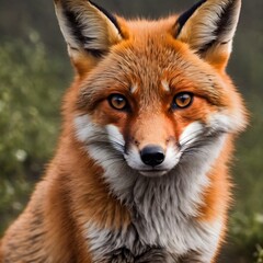 Fototapeta premium red fox portrait