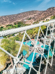 fishing net on the beach