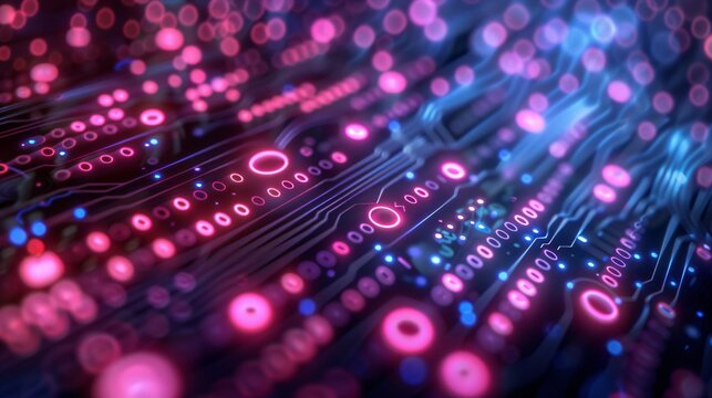 advanced artificial intelligence - visualization of a quantum computer